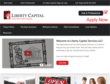 Tablet Screenshot of golibertyloans.com